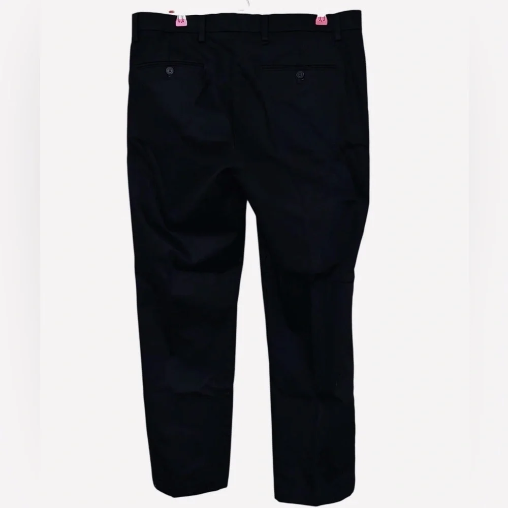 Dockers Classic Fit Signature Khaki Lux Cotton Stretch Pants Navy Size 48x32